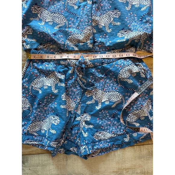 PRINTFRESH SHORT SLEEVE BAGHEERA PAJAMA SET L BLUE/ INK - Picture 8 of 10